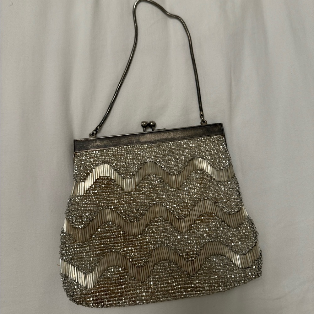 Silver vintage purse